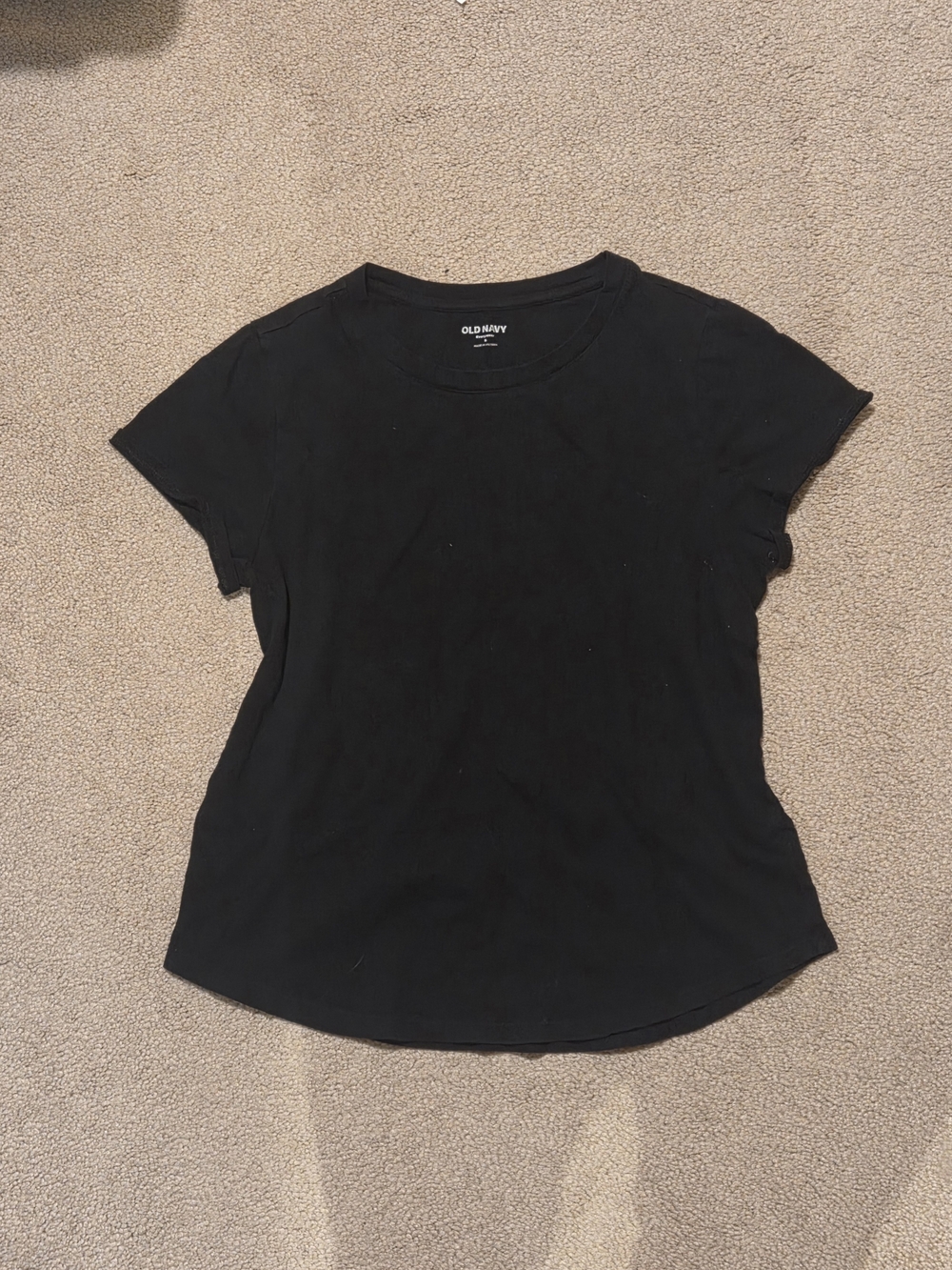 Old Navy Black Short Sleeve T-Shirt